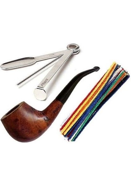 Metal Filtreli Pipo Seti - Starter Pipo Set - Pipo Kaşık ve 10LU Pipo Temizleme Harbisi