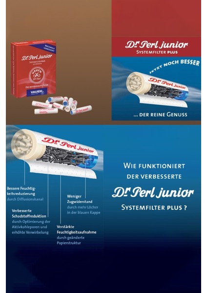 40 Lı Dr. Perl Junior 9 Mm. Pipo Filtresi Filitre PP10 fiyatları