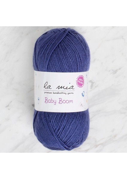 La Mia Baby Boom Açık Lacivert El Örgü Ipi - 604 - 34125