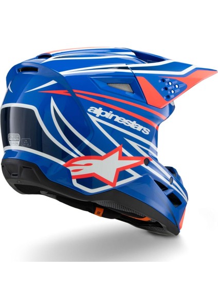 Sm3 Youth Wurx Off-Road Çocuk Genç Motosiklet Kaskı Mavi Beyaz Kırmızı fiyatları