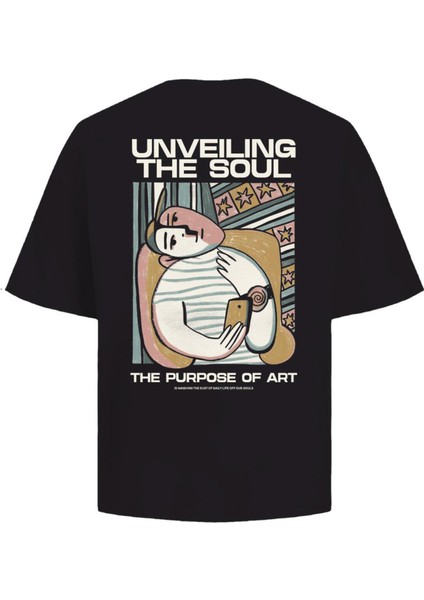 Erkek Sirt Baskili Tisört - Unveiling fiyatları