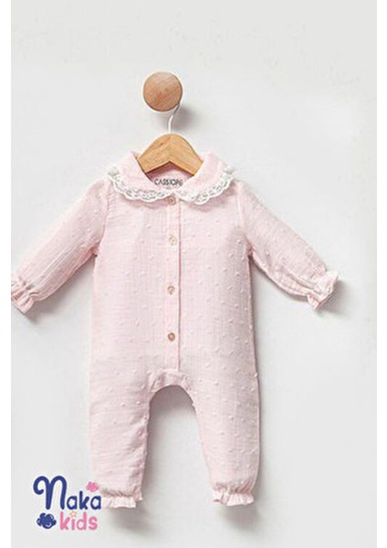 Naka Concept Cotton Dream Pembe Müslin Yenidoğan Kız Bebek Hastane Çıkış Seti modelleri