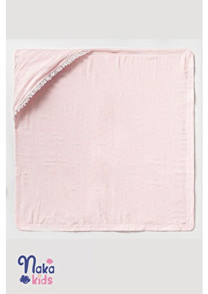 Naka Concept Cotton Dream Pembe Müslin Yenidoğan Kız Bebek Hastane Çıkış Seti indirimleri