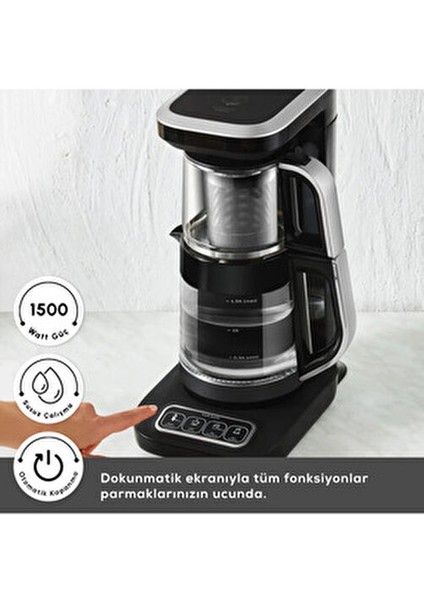 Çaysever Robotea Pro 4'ü 1 Arada Wifi Uzaktan Bağlantılı Çay ve Filtre Kahve Makinesi fırsatları