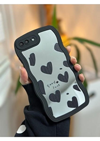 IPhone 7 Plus - 8 Plus Uyumlu Aynalı Kalp Model Silikon Kılıf fiyatları
