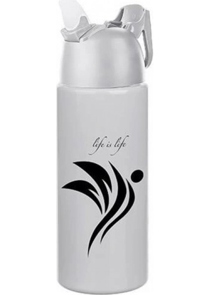 Kilitlenebilen Matara Güvenlikli Suluk Sporcu Matarası Spor Su Şişesi Içecek Şişesi 700ML