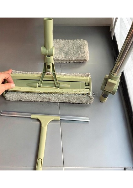Teleskopik Cam Silecği Oynar Başlık Pratik Kaliteli Yedek Bezli Cam Silme Aparatı indirimleri