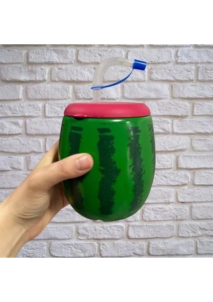 Karpuz Model Kendiliğinden Pipetli 900 ml Suluk, Matara fiyatları