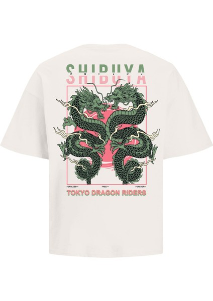 Erkek Sirt Baskili Tisört - Dragon fiyatları
