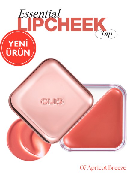 Dudak ve Yanak Renklendirici Balm Clıo Essential Lipcheek Tap (07 Apricot Breeze)