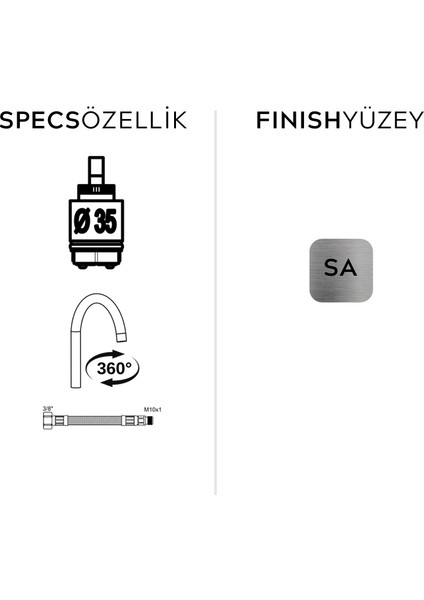 Ayliz Mix Evye Bataryası Kare Saten modelleri