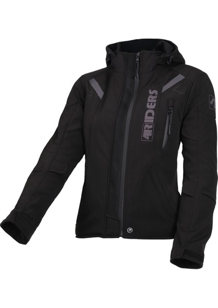 Alice Pro Korumalı Softshell Kadın Motosiklet Montu Siyah modelleri