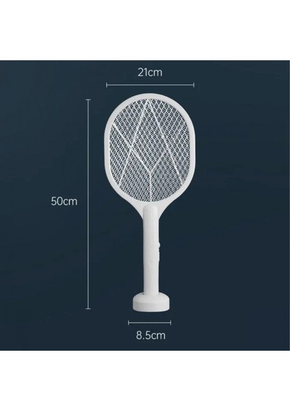 Şarjlı Sinek Öldürücü Masaüstü Standlı,mor Işık Sinek Kovucu Raket 5W indirimleri