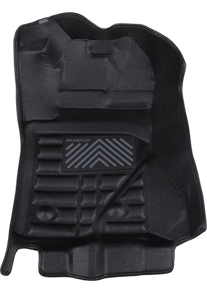 Deluxrider Volkswagen Amarok 2023-GÜNÜMÜZ Uyumlu Ithal, Suni Deri, Eva Dolgulu Havuzlu 5d Paspas