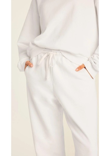 Basic Bisiklet Yaka Sweatshirt ve Jogger Eşofman Takımı