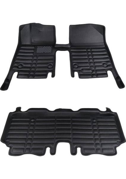 Deluxrider Kia Ev6 2022-GÜNÜMÜZ Uyumlu Ithal, Suni Deri, Eva Dolgulu Havuzlu 5d Paspas modelleri