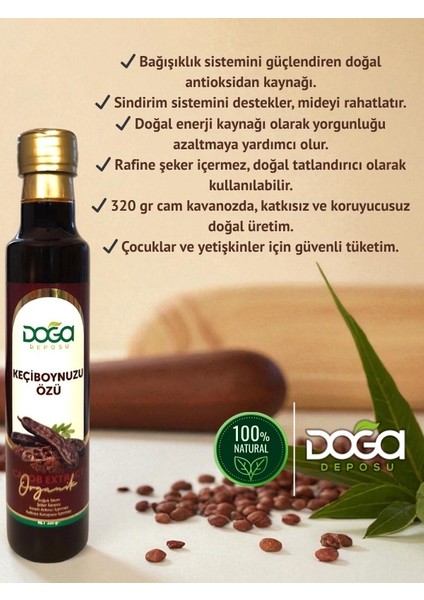 Doğal Fermente Keçiboynuzu Özü - %100 Katkısız, Bağışıklık Güçlendirici ve Enerji Kaynağı, 320GR modelleri