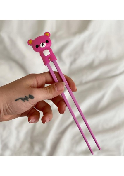 Renkli Chopstick ve Chopstick Öğrenme Aparatı Pembe fiyatları