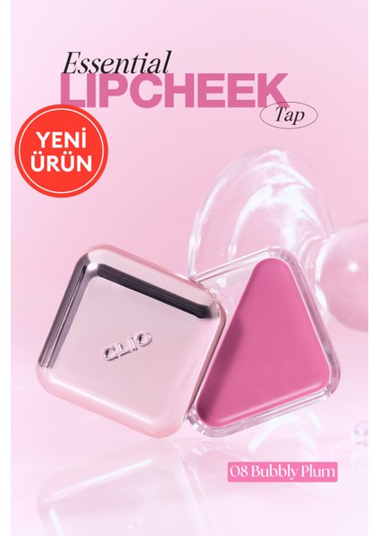 Dudak ve Yanak Renklendirici Balm Clıo Essential Lipcheek Tap (08 Bubbly Plum)