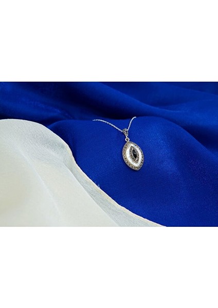 Badem Taşlı Kolye SK00039 fırsatları