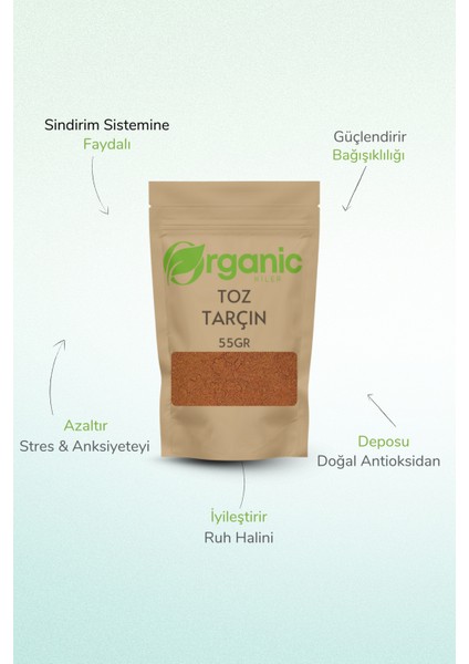 Toz Tarçın 55GR. Doğal & Organik, Katkı Madde Içermez, Doğal Toz Tarçın fiyatları
