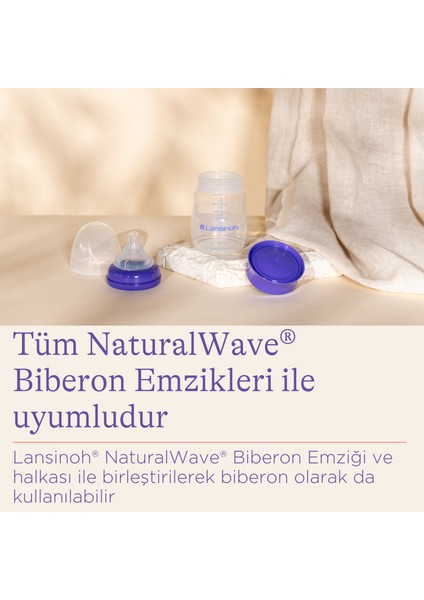 ® Anne Sütü Saklama Şişeleri 4 Adet + 50'li Süt Saklama Poşeti Avantaj Paketi