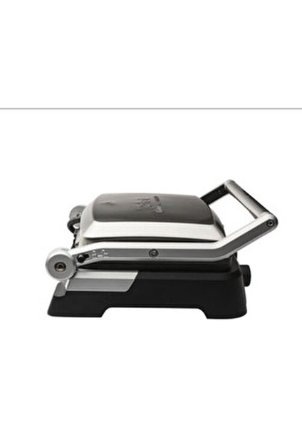 Paslanmaz Çelik Izgara ve Tost Makinesi - Çıkarılabilir Plaka - Zamanlayıcılı 2000W