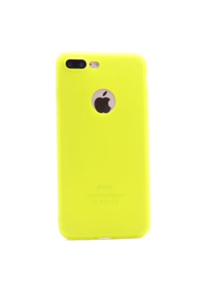 ESLIETECH26AKSESUAR Iphone 7 Plus/ Iphone8 Plus Uyumlu Silikon Kılıf-Sarı