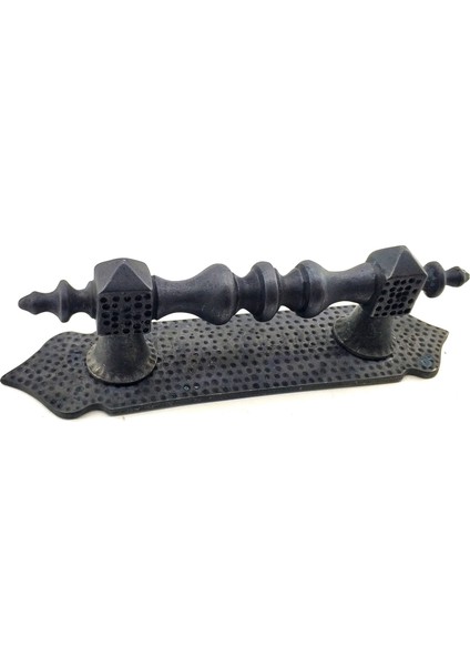 Antika Tarz Dekoratif Pirinç Ağır Kapı Çekme Kolu 280X65 Mm, Oksit