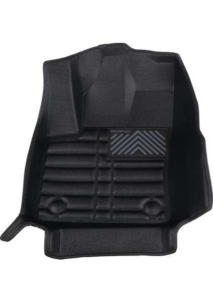 Deluxrider Toyota Chr 2024-GÜNÜMÜZ Uyumlu Ithal, Suni Deri, Eva Dolgulu Havuzlu 5d Paspas