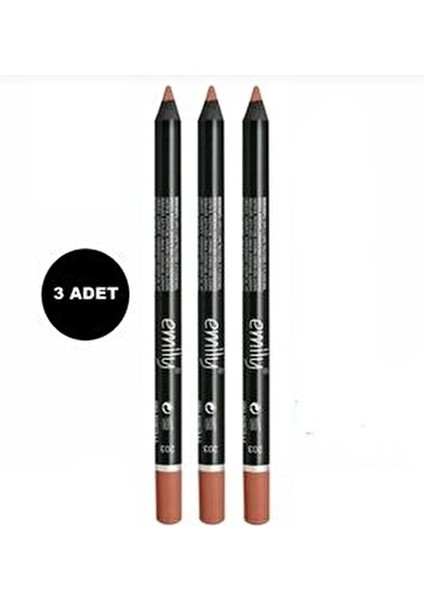 Dudak Kalemi 3'lü NO:203 modelleri