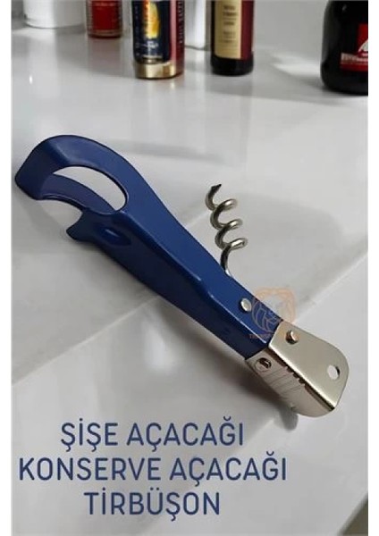 Multi Şişe Açacağı Tirbüşon Konserve Açacağı Clovis