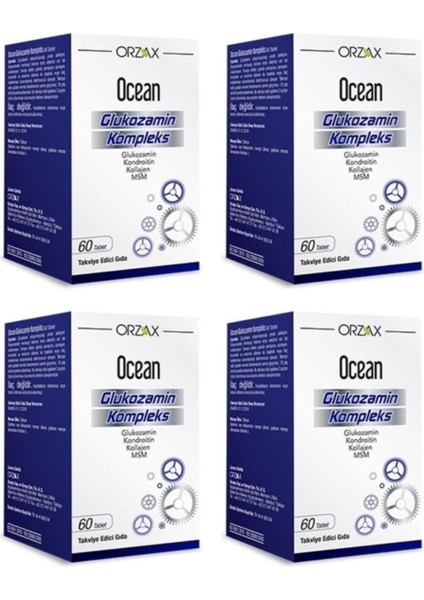 Ocean Glukozamin Komplex 60 Tablet 4 Adet