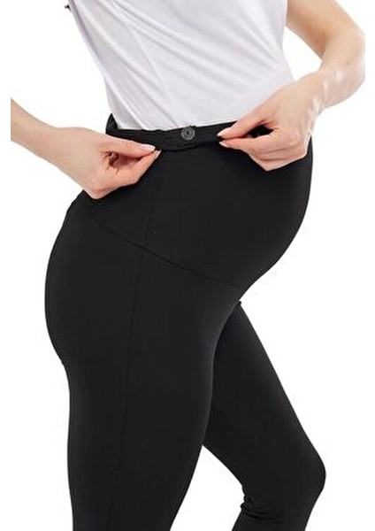 MYRA8120 Toparlayıcı Ince Dalgıç Ispanyol Paça Beli Ayarlanabilir Hamile Tayt indirimleri