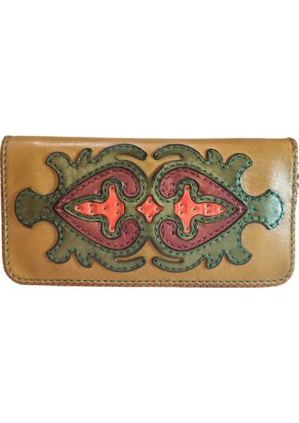 El Yapımı (HANDMADE) Çok Bölmeli Hakiki Deri Kadın Cüzdan Isfahan 40020 fiyatları