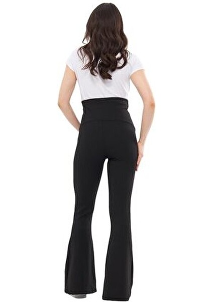 MYRA8230 Toparlayıcı Fitilli Mevsimlik Ispanyol Paça Beli Ayarlanabilir Hamile Tayt fırsatları