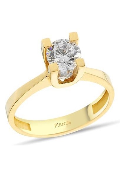 Altın Tektaş Yüzük