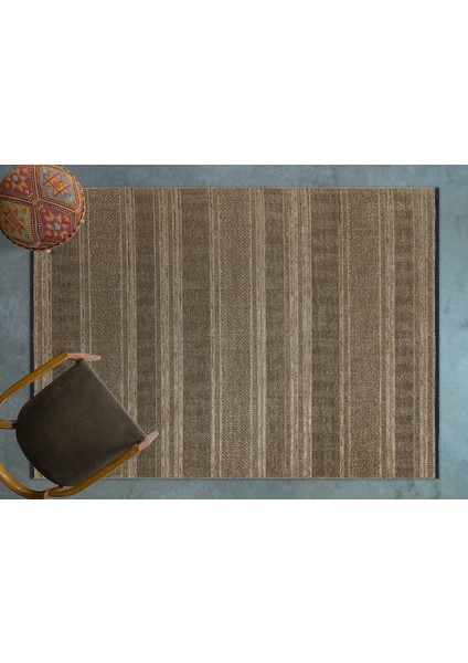 Gloria 4003 Vizon - Jüt Halı | Modern Dekoratif Dokuma Halı