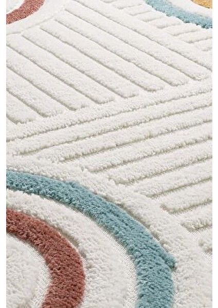 Elit Bukleli Multi Renkler Yumuşak Peluş Post Shaggy Çocuk Odası Oturma Odası Salon Halısı 0906A modelleri