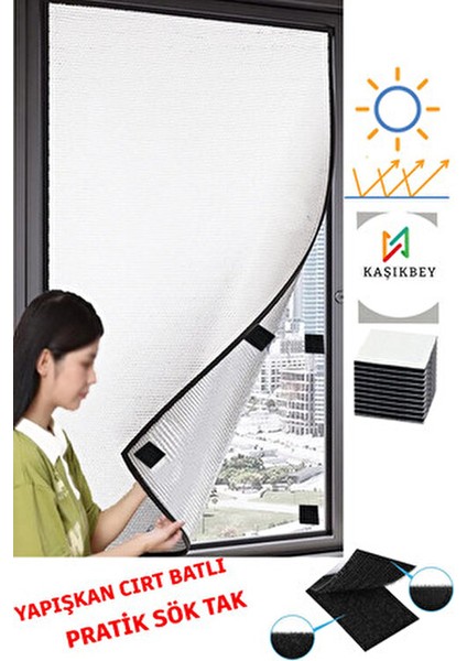 Güneşlik Düz Gümüş Gri Işık Isı Geçirmez Güneşlik Perde Karartma Güneş Perdesi modelleri