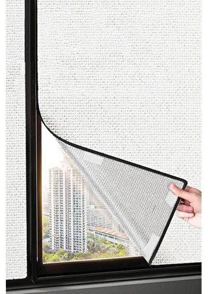 Güneşlik Düz Gümüş Gri Işık Isı Geçirmez Güneşlik Perde Karartma Güneş Perdesi