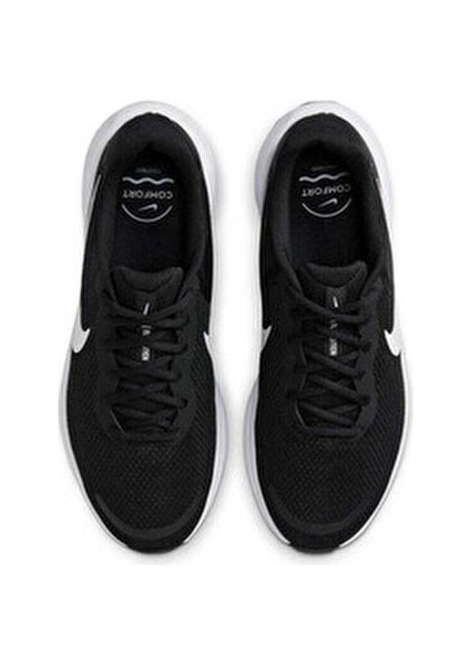 Revolution 7 Unisex Günlük Ayakkabı Siyah Beyaz Tekstil Malzeme