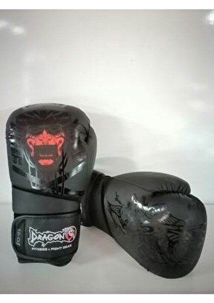 Yakuza Kick Boks Eldiveni Boks Eldiveni Siyah Renk Cırtlı Model Angerfist fırsatları