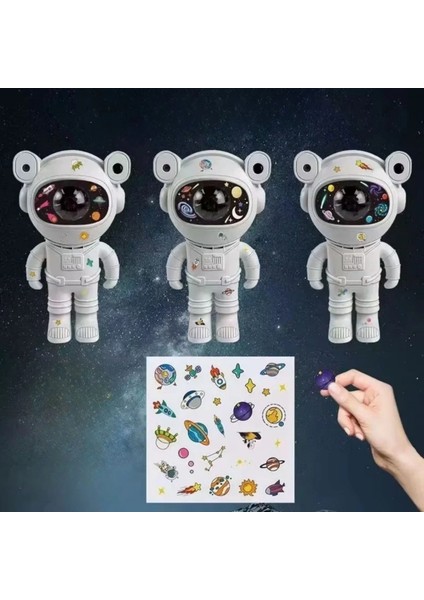 Stickerlı ,kumandalı Astronot Model Gece Lambası fiyatları