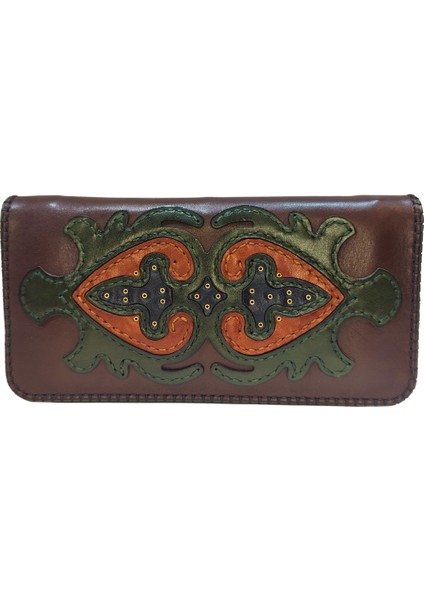 El Yapımı (HANDMADE) Çok Bölmeli Hakiki Deri Kadın Cüzdan Isfahan 40020 fiyatları
