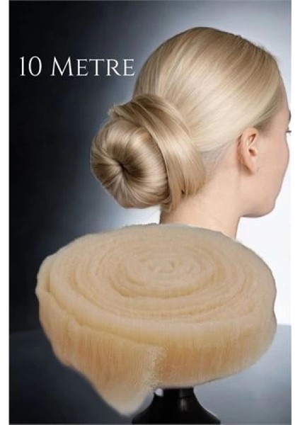 Saç Topuz Süngeri Sarı 10 Metre Forero Design