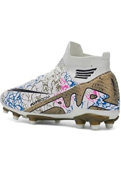 Ym Shopping Beyaz Altın Halı Saha Krampon Erkek Kullanıcılar İçin Şık Tasarım