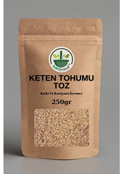 Keten Tohumu Toz Öğütülmüş (Doğal ve Katkısız) 250GR