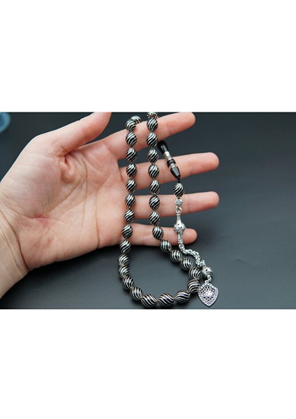 10'lu Badem Kesim Çeşmi Işleme Oltu Taşı Tesbih ST000146 fırsatları