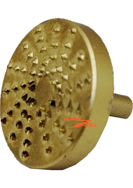 Matkap Ucu Ağaç Törpüsü 3,4cm Pimli Disk Tipi Ahşap Törpü Kafa Avuç Taşlama